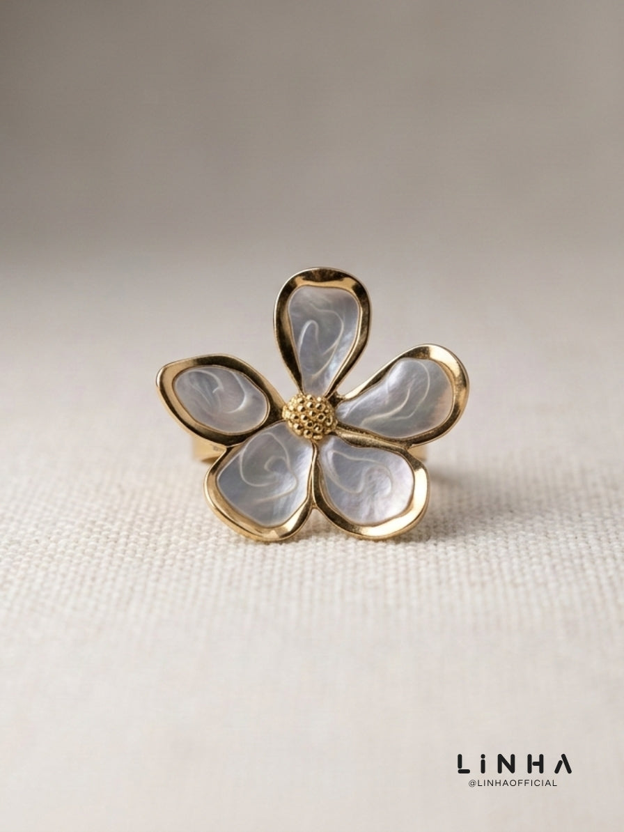 Anel Flower Shell