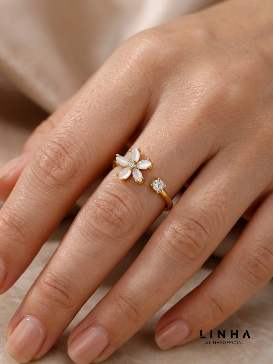 Anel Flor de Lótus