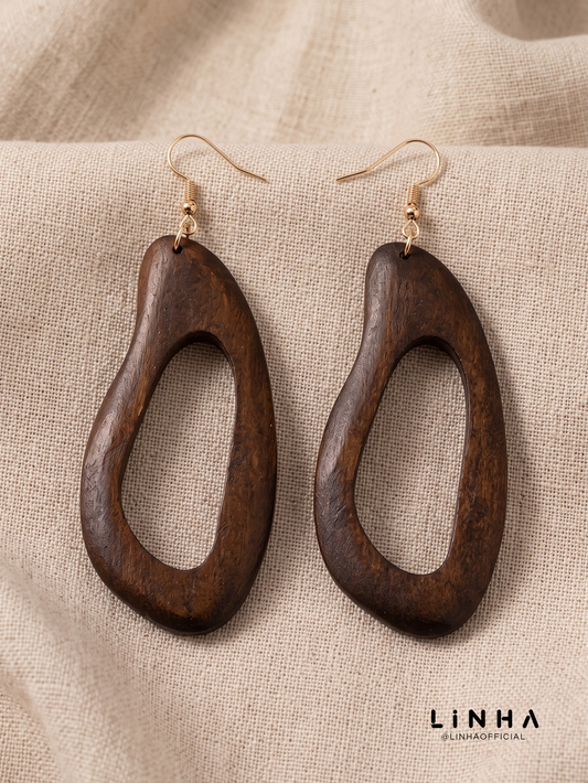Brinco Aura Wood