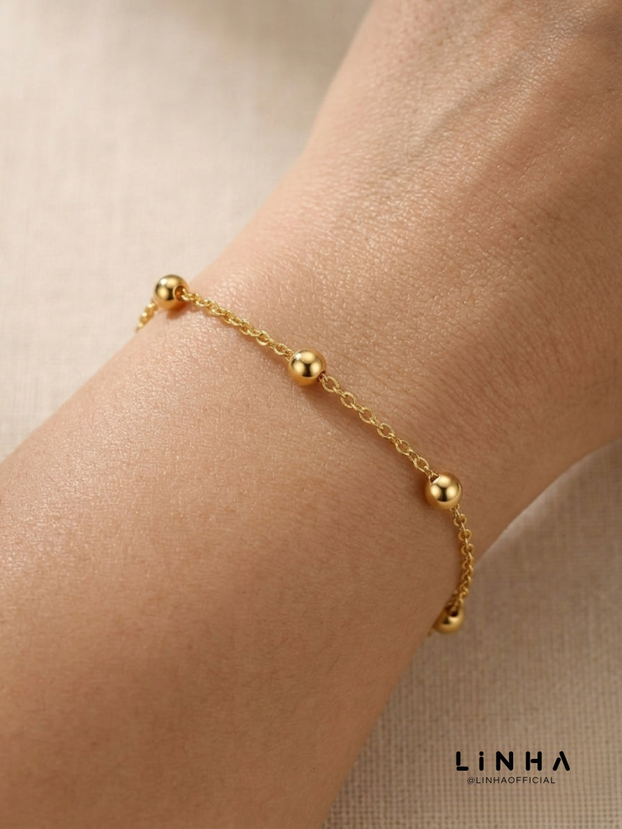 Pulseira Pontos de Ouro