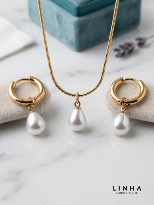 Conjunto Pearl Drop