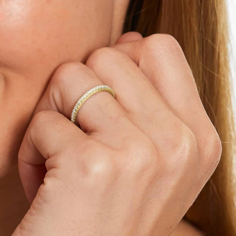 Anel Eternity Slim | Prata de Lei 925
