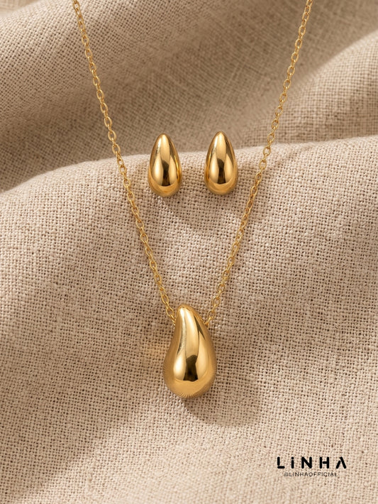 Conjunto Ouro Líquido